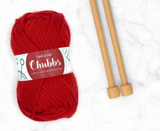 Scarlet Merino Super Chunky Weight